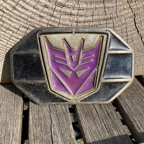 Transformers Decepticon / Autobot reversible belt buckle