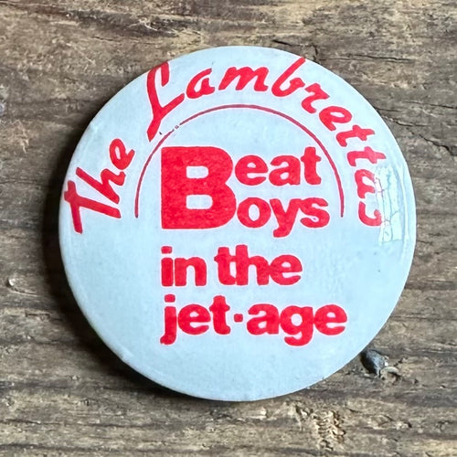 Vintage Beat Boys in the Jet Age by the Lambrettas Pinback Button