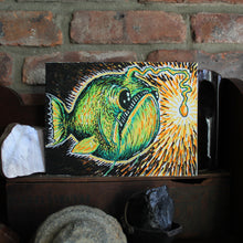 Original hand drawn art - "Angler Fish" - RadCakes Shirt Printing