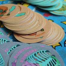 RadCakes round sticker 3-pack - RadCakes Shirt Printing