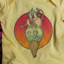 Funny baby onesies for sale ice cream cone design cartoon