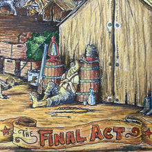 "The Final Act" hand colored art print