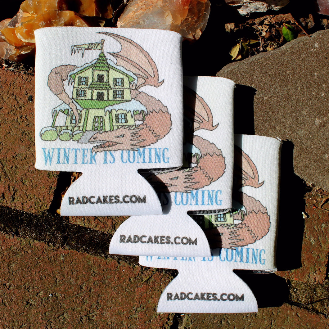 winter is coming parker house koozie radcakes gods basement design