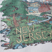 Greetings from NJ tote bag canvas New Jersey art design for sale