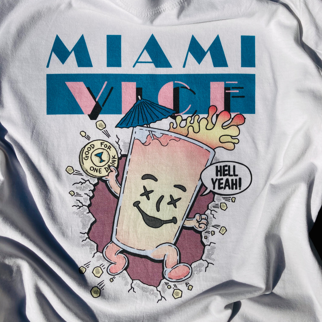 miami vice drink shirt frozen cocktail funny manasquan nj