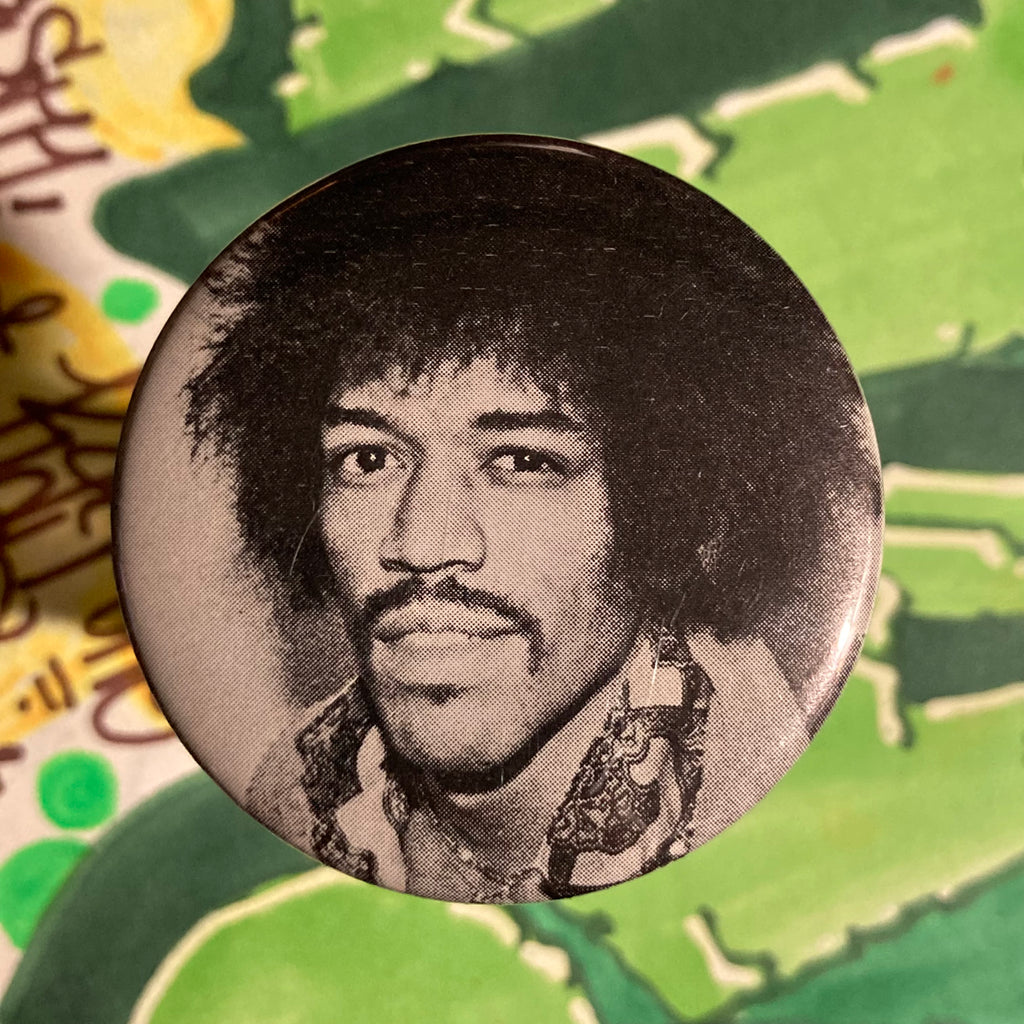 Jimi Hendrix 2.25" pinback button – RAD Shirts Custom Printing