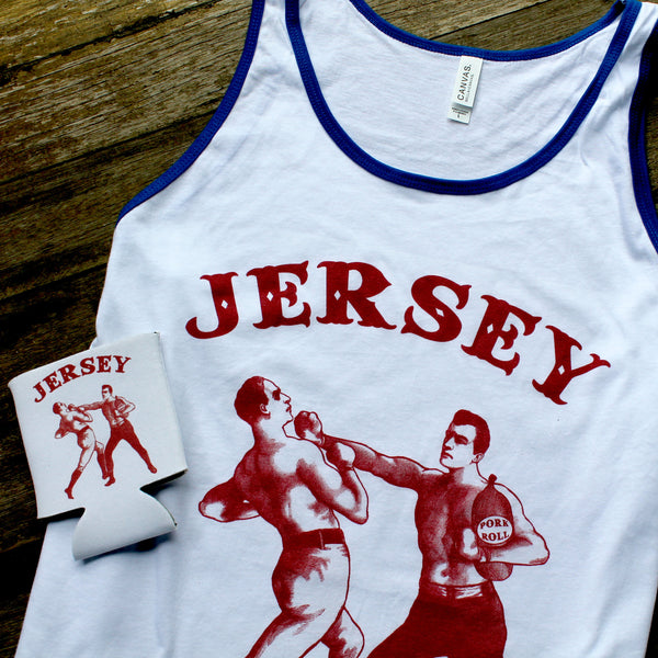 NEW Red, White, & Blue "New Jersey Pork Roll" tank top