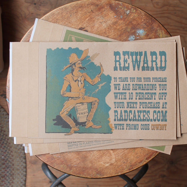 We've swapped out our plastic mailers for 100% recyclable mailers!