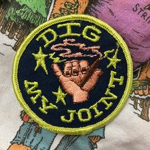 Vintage Dig My Joint marijuana patch for sale with shaka hand hang loose smoking fashion accessory