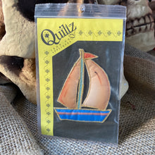 Unused Vintage "Quiltz" Iron-On Applique SAILBOAT