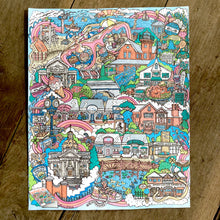 "Spring Lake & Sea Girt" poster (17" x 22")