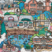 "Spring Lake & Sea Girt" poster (17" x 22")