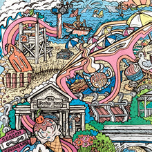 "Spring Lake & Sea Girt" poster (17" x 22")