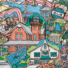 "Spring Lake & Sea Girt" poster (17" x 22")