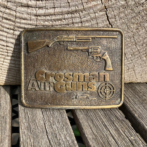 Vintage Crossman Airguns belt buckle