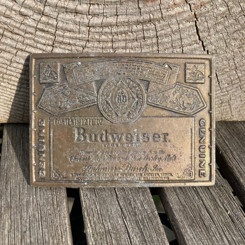 Vintage Budweiser belt buckle