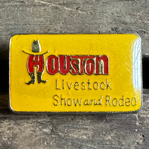Vintage Houston Livestock Show and Rodeo Pinback Button