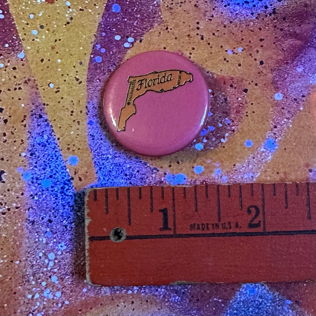 Vintage State of Florida Pinback Button – RAD Shirts Custom Printing