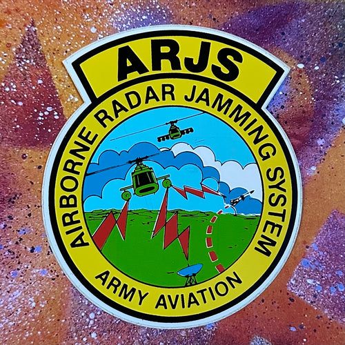 Vintage ARJS Army Aviation Sticker