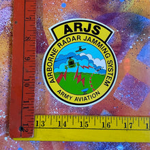 Vintage ARJS Army Aviation Sticker