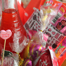 Kissing Flamingos Gift Basket