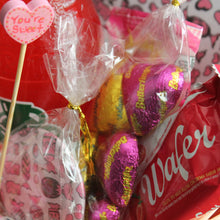 Kissing Flamingos Gift Basket