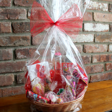 Kissing Flamingos Gift Basket