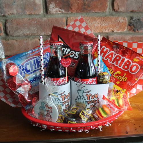 Soda Themed Gift Basket