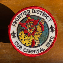 1986 Cub Carnival Clown patch