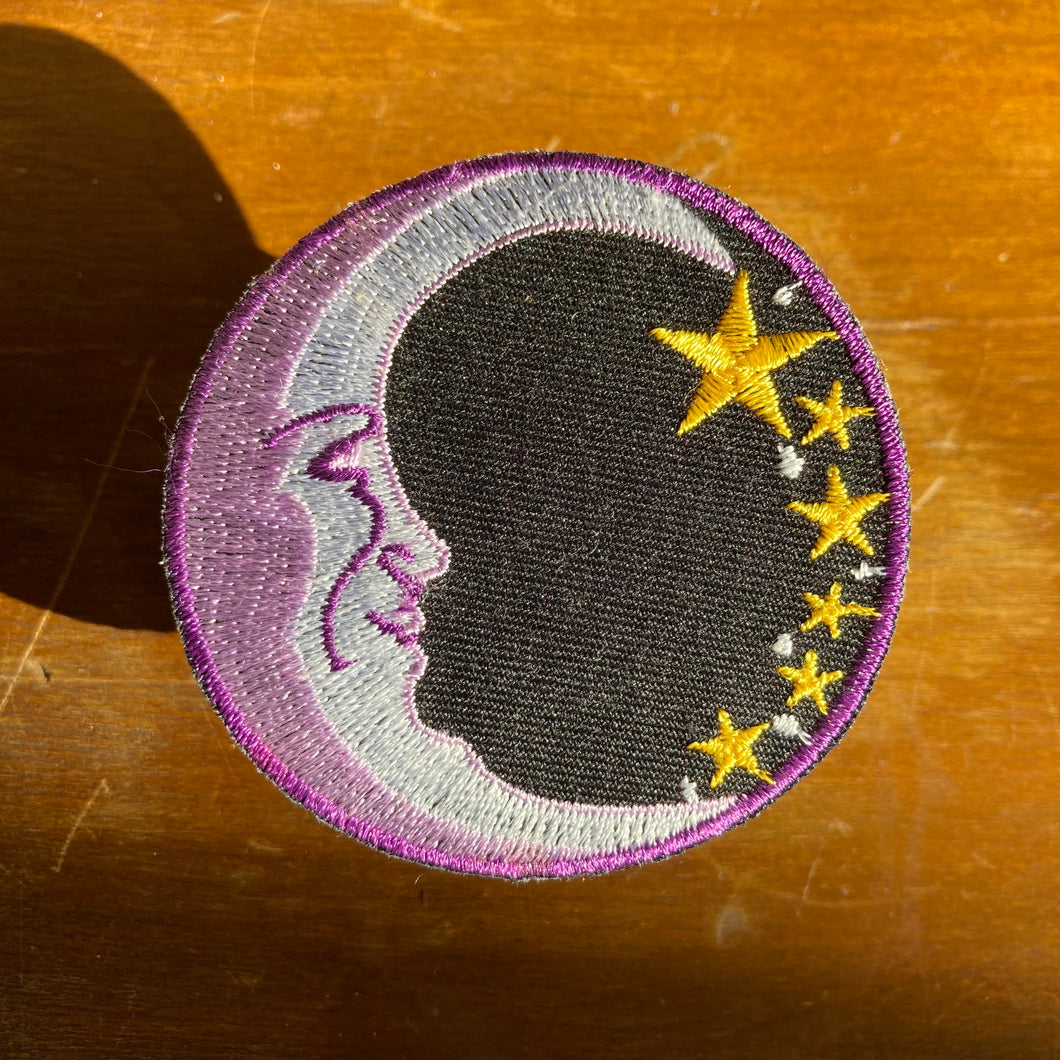 Vintage Celestial Moon & Star patch