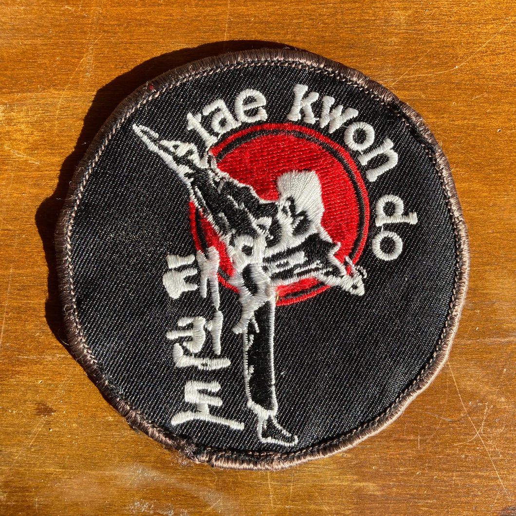 Vintage Tae Kwon Do fabric patch