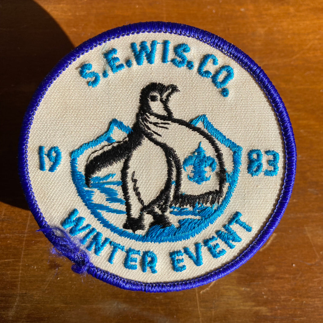 1983 Boy Scout Penguin Winter Event patch