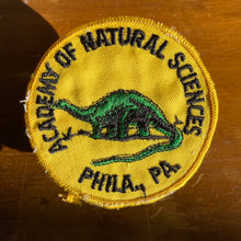 Vintage Brontosaurus patch from Academy of Natural Sciences