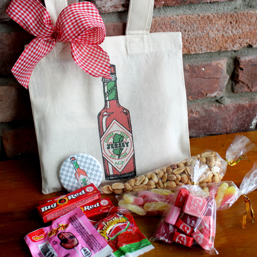 Hot 'n Spicy Mini-Tote Bag with treats