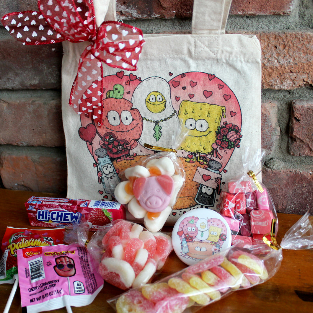 Pork Roll Mini-Tote Bag with treats
