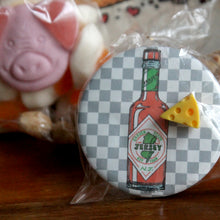 Pork Roll Drawstring Pouch filled with treats