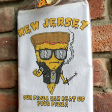 NJ Pizza kitchen towel w/ Button, Magnet, & Candy
