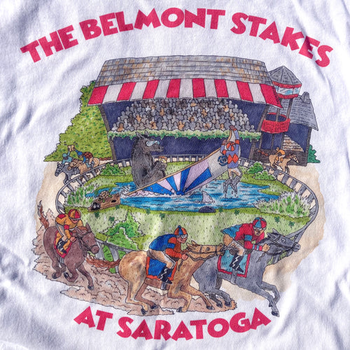 2024 Belmont Stakes shirt at Saratoga Race Course funny illustration shirt design souvenir tshirt