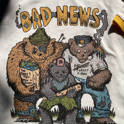Bad News Bears shirt illustration by Ryan Wade, available at RADCAKES