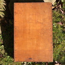 Antique box with hand painted Skull art