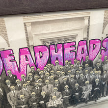 "DEADHEADS" hand drawn art on an antique photograph