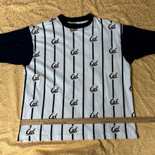 Vintage Cal University shirt with pinstripes
