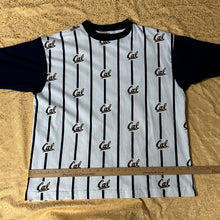 Vintage Cal University shirt with pinstripes