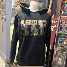 Vintage black Puerto Rico hooded sweatshirt with alligators for sale