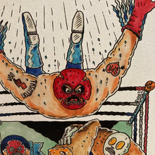 Pork Roll Taylor Ham wrestler art by Ryan Wade