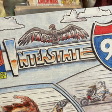 Tales from Interstate 95 comic book cover art design for a poster by Ryan Wade i95 artwork