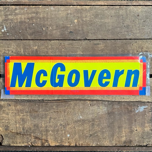 1972 McGovern Campaign Sticker