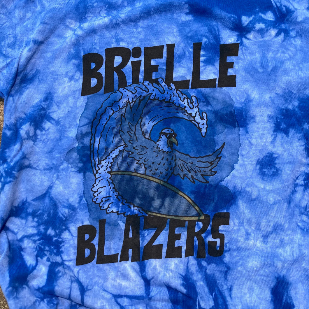 Brielle Blazers tie dye shirt