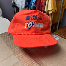 Retro Neon Orange Boca Bearing Power hat