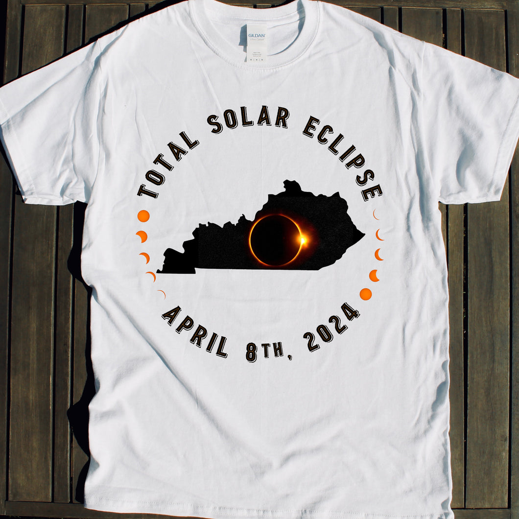 Kentucky Solar Eclipse shirt souvenir for sale April 8 2024 event party gift Total Solar Eclipse shirt for sale April 8 2024 souvenir gift shop commemorative tshirts 4/8/24 Made in USA
